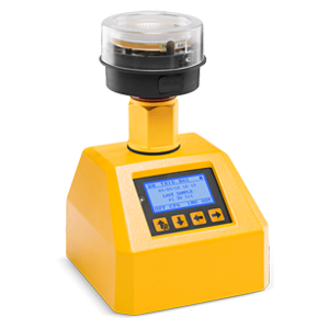 AIRBIO ONE – mobiler oder stationärer Luftkeimsammler für Petrischalen und Kontaktplatten AIRBIO ONE Luftkeimsammler – kompaktes Tischgerät zur aktiven mikrobiologischen Luftprobenahme mit Display und Aspirationskopf für Petrischalen